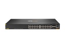 HPE Aruba Networking CX 6200F 24G Class 4 PoE 4SFP 370W Switch - Switch - max. Stapelentfernung 10 km - L3 - managed - 24 x 10/100/1000 (PoE+)
