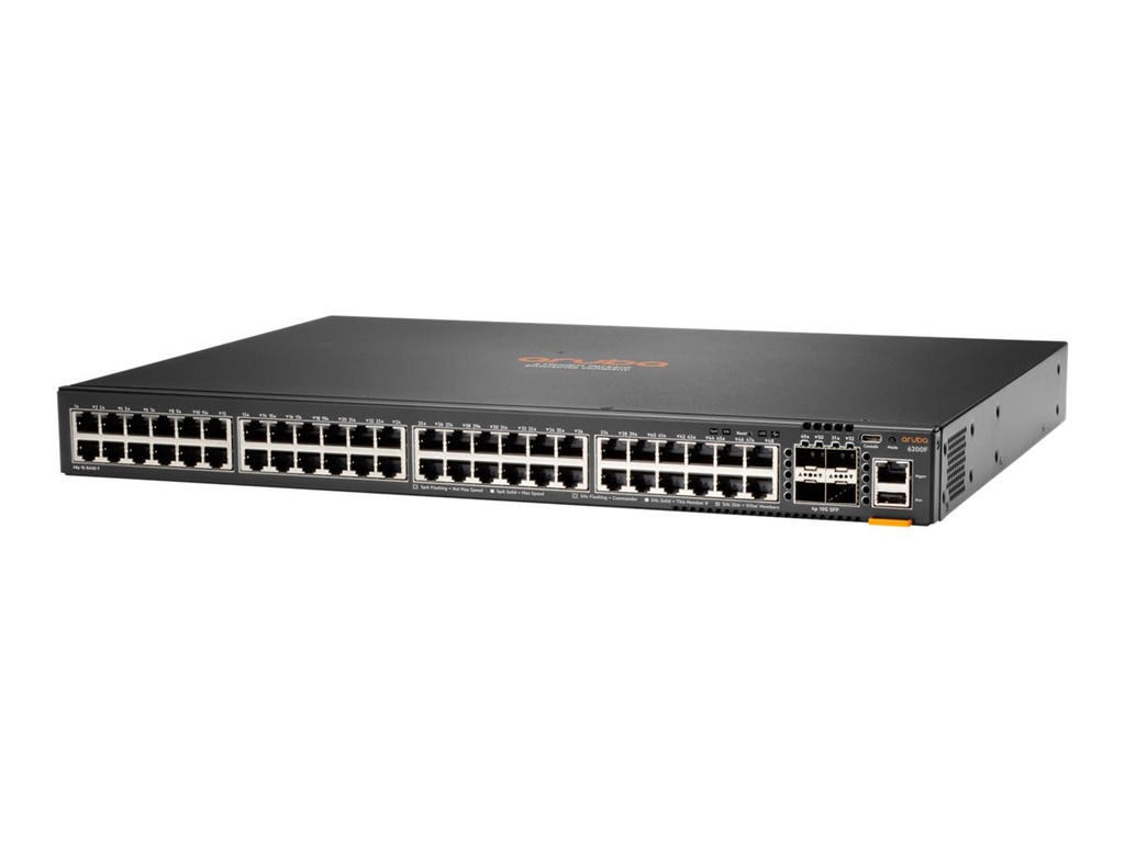 HPE Aruba Networking CX 6200F 48G 4SFP+ TAA Switch