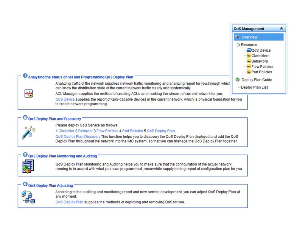HPE Intelligent Management Center Quality of Service Manager (QoSM)