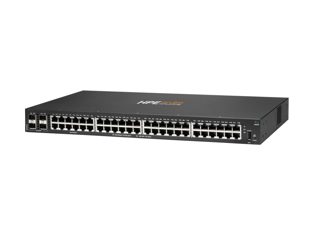 HPE Aruba 6000 48G 4SFP Switch - Switch - L3