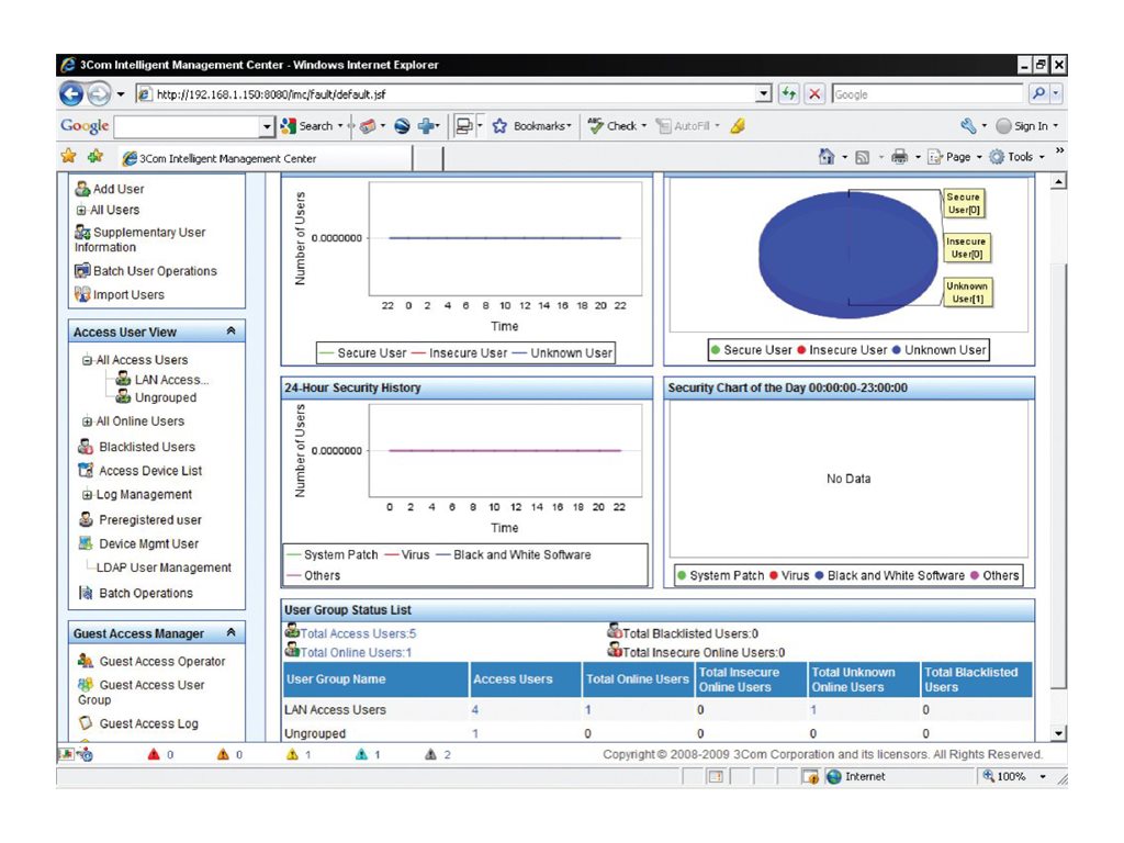 HPE Intelligent Management Center User Access