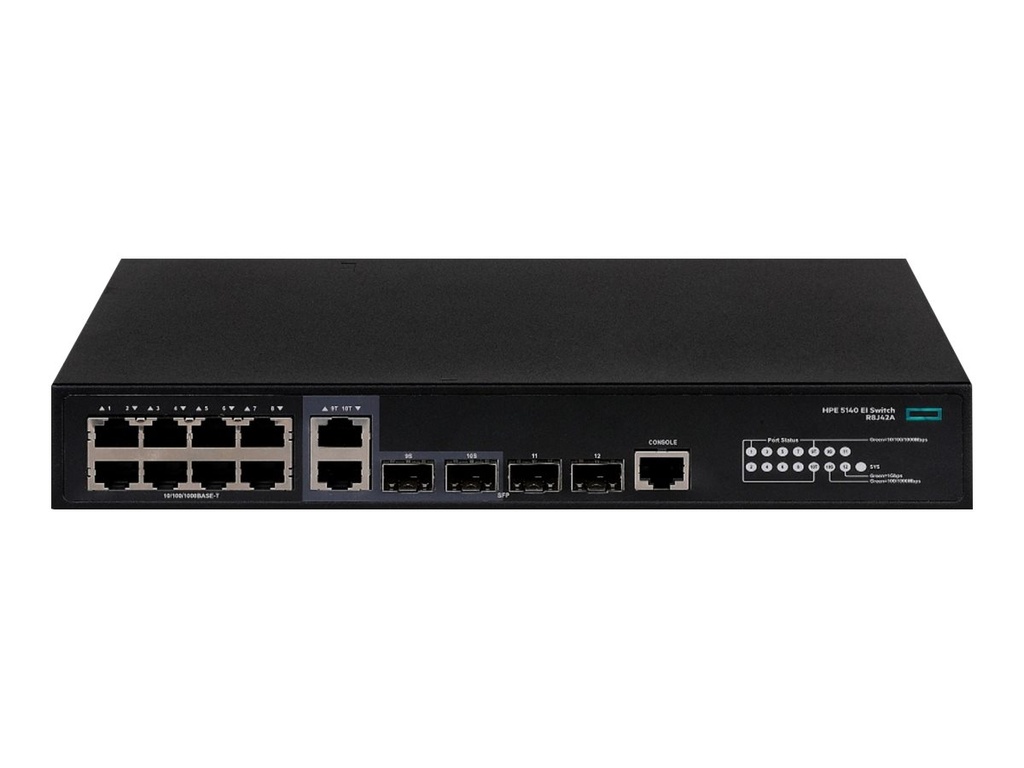 HPE FlexNetwork 5140 8G 2SFP 2XGT Combo EI - Switch