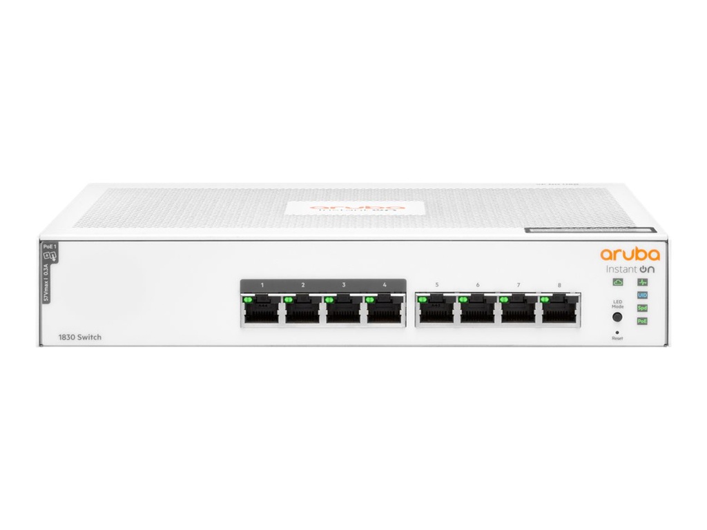 HPE Instant On 1830 Smart 8G PoE+ 65W Switch - Switch - Glasfaser (LWL)