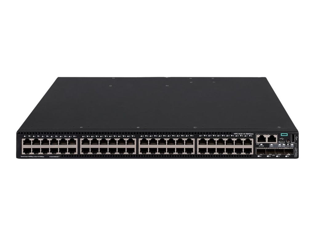 HPE FlexNetwork 5520 48G 4SFP+ HI 1-slot Switch