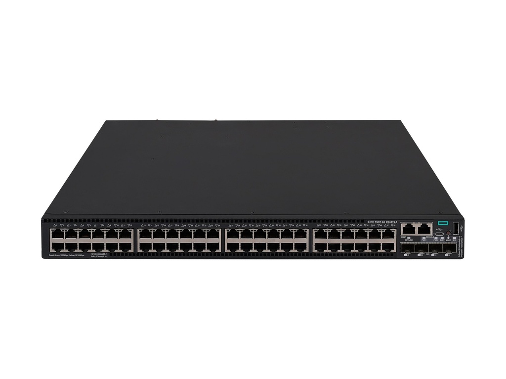 HPE FlexNetwork 5520 48G PoE+ 4SFP+ HI 1-slot Switch - Switch - L3 - managed - 48 x 10/100/1000 (PoE+)