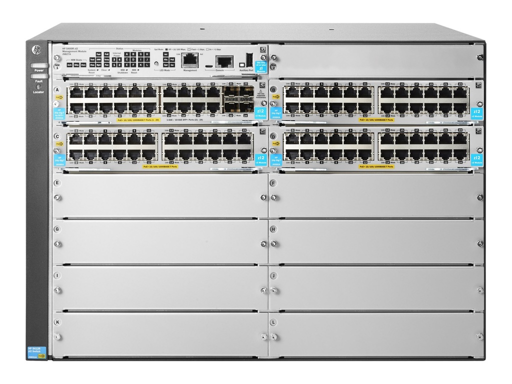 HPE Aruba 5412R 92GT PoE+ / 4SFP+ (No PSU) v3 zl2 - Switch - managed - 92 x 10/100/1000 (PoE+)