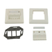 Synergy 21 Dosen TP AP 3-fach CAT6A Keystone Reinweiss