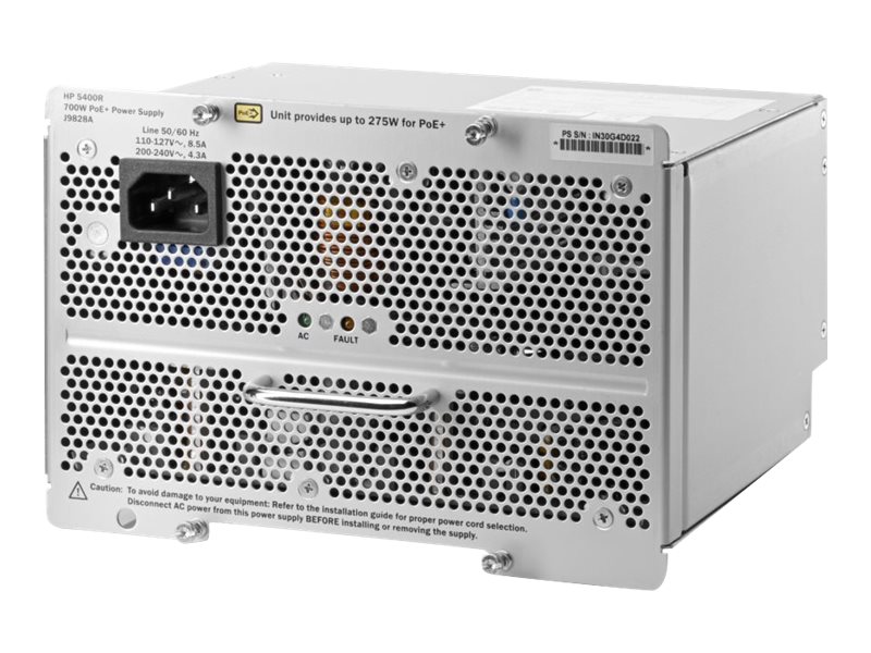 HPE Netzteil (Plug-In-Modul) - 700 Watt - für Aruba 5406R, 5406R 8-port,