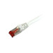 Synergy 21 Patchkabel RJ45, CAT6 250Mhz, 0,25m weiss, S-STP(S/FTP), LSZH, , -• geflecht/Adernpaarefolien-geschirmt - Halogenfrei