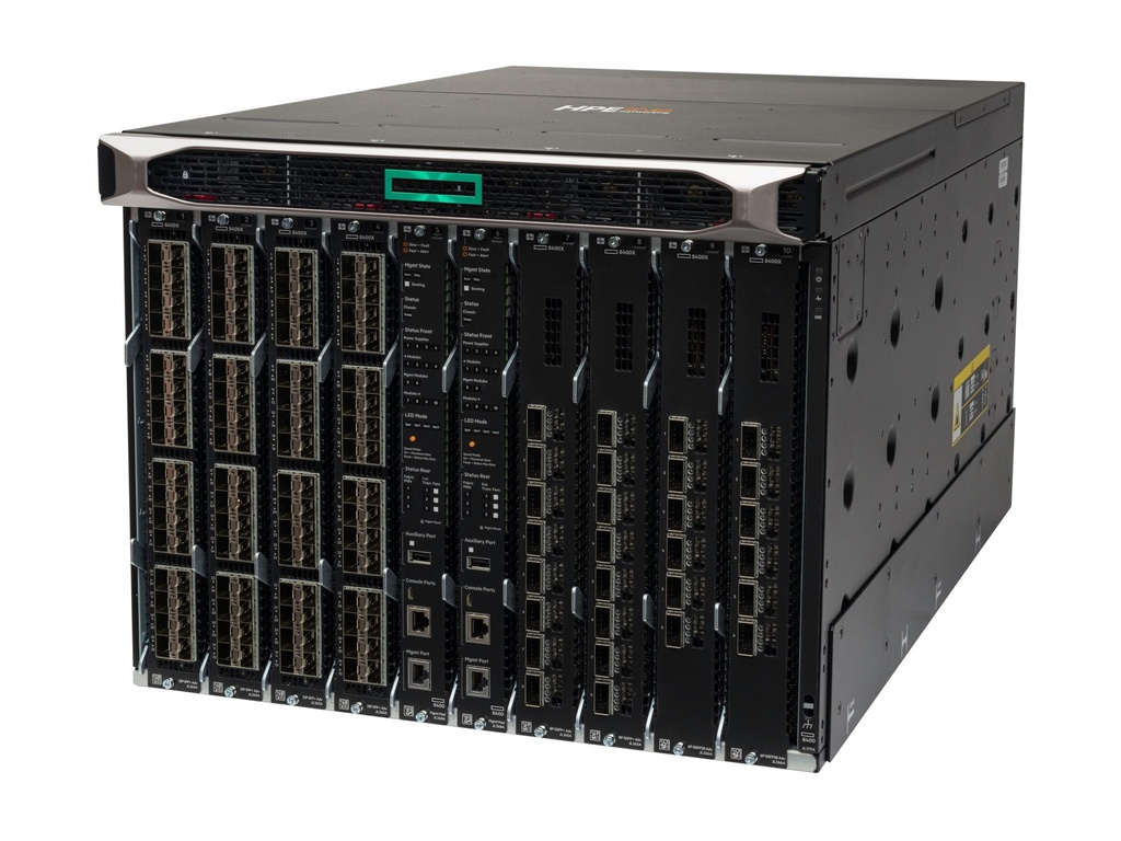 HPE Aruba 8400 8-slot Chassis - Switch - an Rack