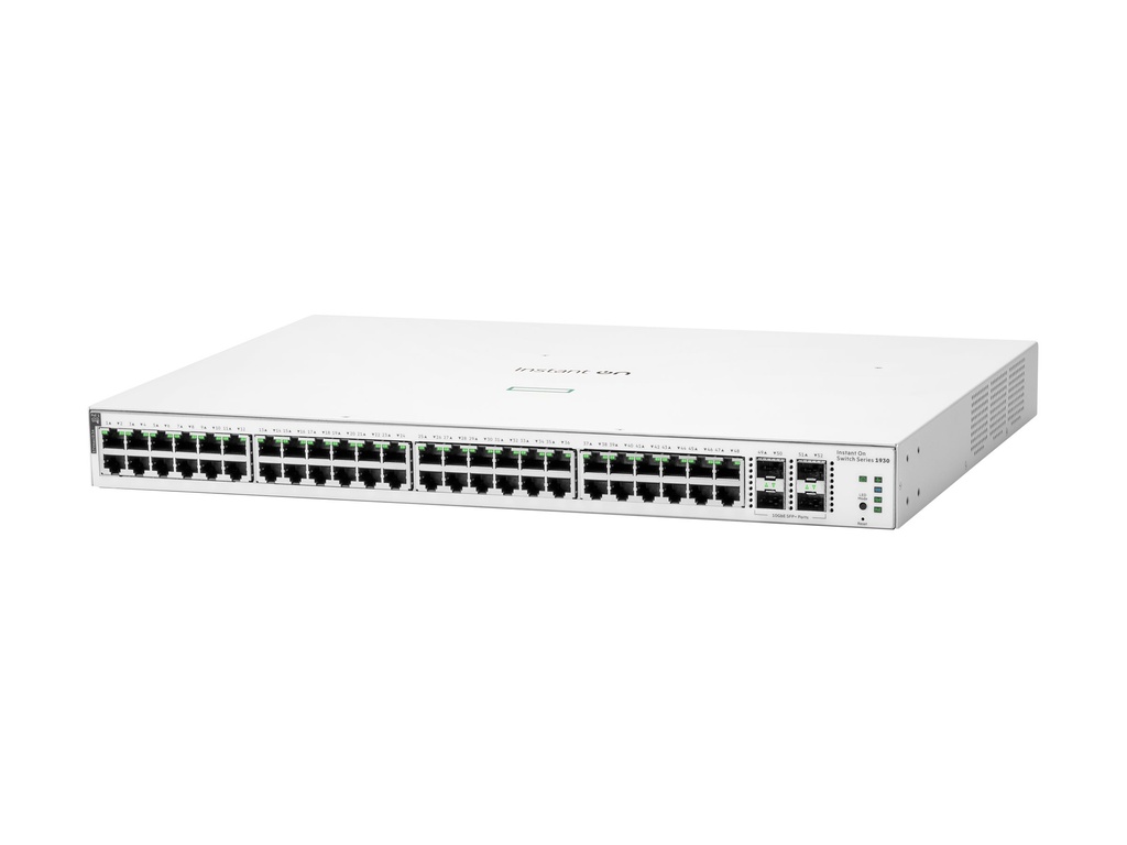 HPE Instant On 1930 48G Class4 PoE 4SFP/SFP+ 370W Switch - - L... - Switch - Glasfaser (LWL)