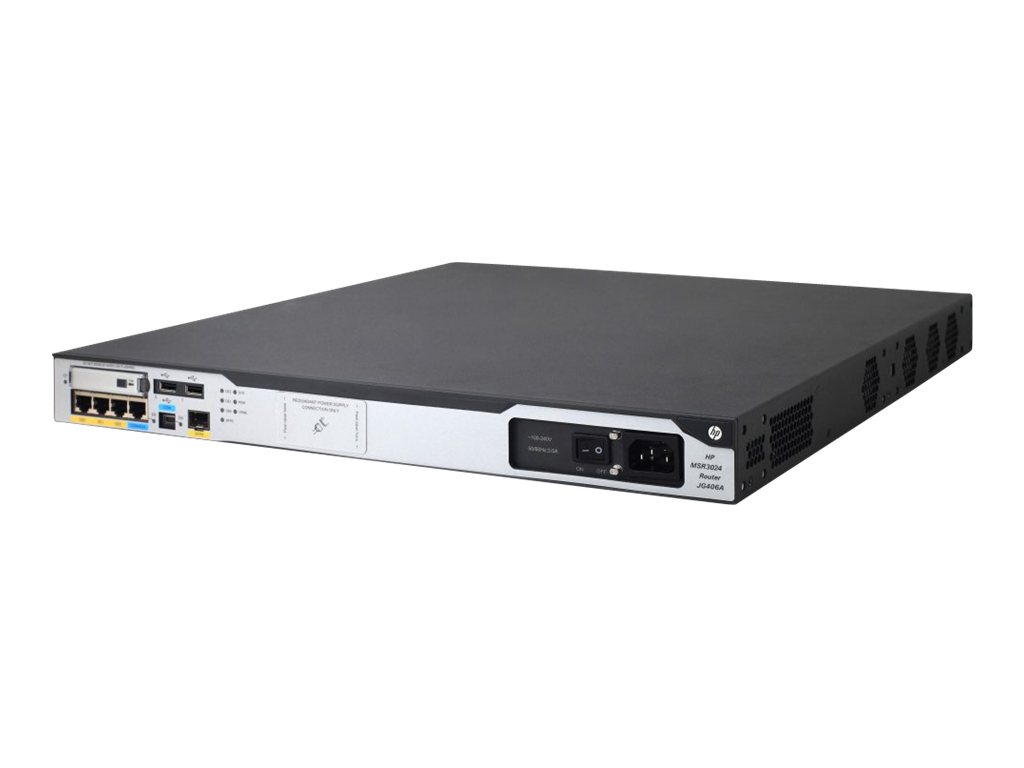 HPE MSR3024 - Router 1GbE - an Rack montierbar