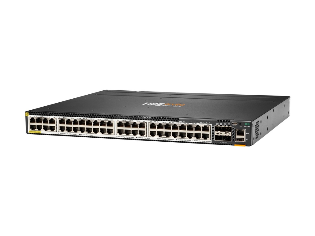 HPE Aruba 6300M - Switch - L3 - managed - 48 x 100/1000/2.5G/5G (PoE+)