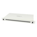 Synergy 21 LWL Patchpanel 24xLC-Duplex-Buchsen 48.3cm 19"" ohne LC-Kupplungen*schwarz*