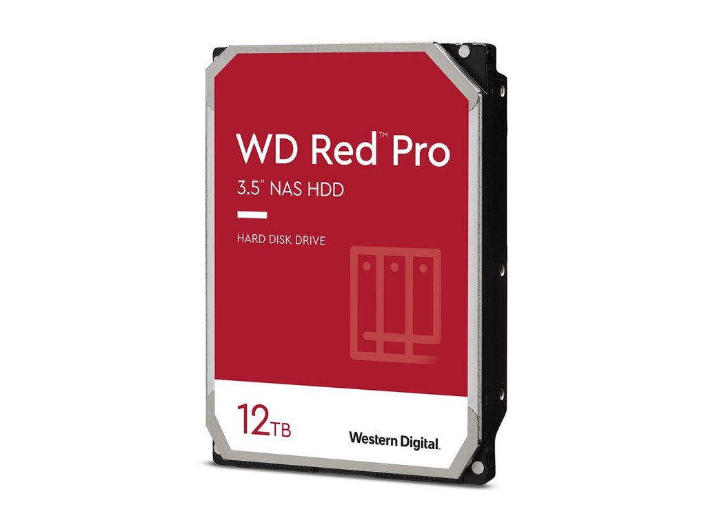WD Red Pro WD122KFBX - Festplatte - Enterprise - 12 TB - intern - 3.5" (8.9 cm)