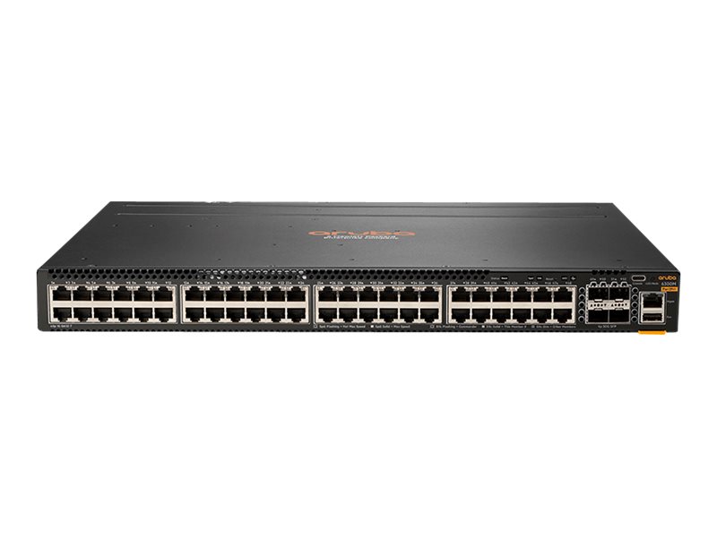 HPE Aruba 6300M - Switch - L3 - managed - 48 x 10/100/1000 + 4 x 1 Gigabit / 10 Gigabit / 25 Gigabit / 50 Gigabit SFP56 (Uplink / Stacking)