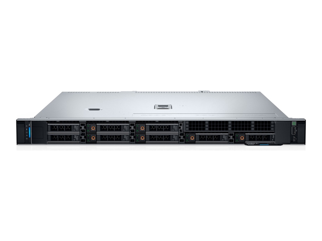 Dell PowerEdge R360 - Server - Rack-Montage - 1U - 1-Weg - 1 x Xeon E-2434 / 3.4 GHz - RAM 16 GB - SAS - Hot-Swap 6.4 cm (2.5")