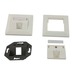 [S216322] Synergy 21 Keystone Modulträger UP Dosen für 1xTP-Modul Reinweiss