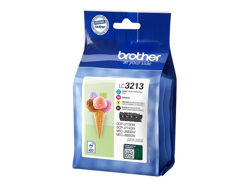 [LC3213VAL] Brother LC3213 Value Pack - 4er-Pack - Schwarz