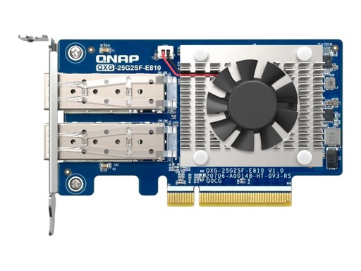 [QXG-25G2SF-E810] QNAP QXG-25G2SF-E810 - Netzwerkadapter - PCIe 4.0 x8 Low-Profile