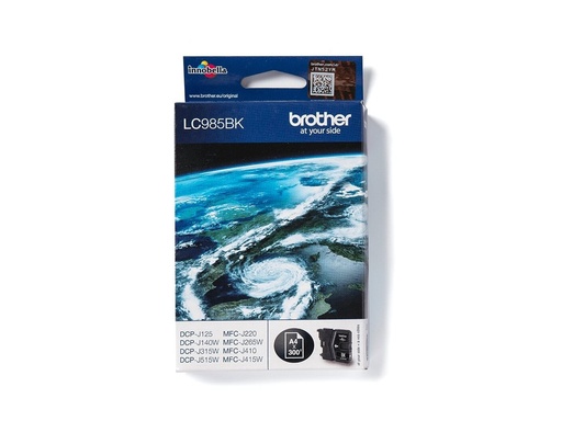 [LC985BK] Brother LC985BK - Schwarz - original - Tintenpatrone