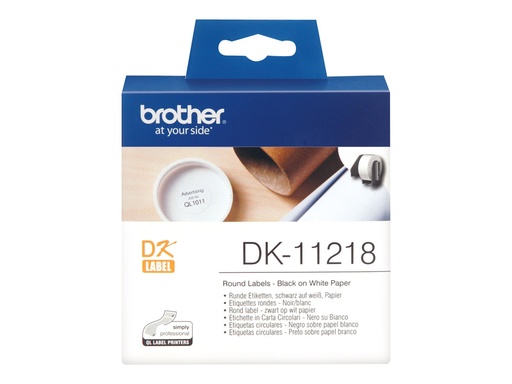 [DK11218] Brother DK-11218 - Schwarz auf Weiß - Rolle (2,4 cm)