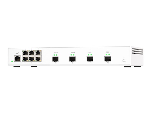 [QSW-M2106-4S] QNAP QSW-M2106-4S - Switch - managed - 6 x 2.5GBase-T + 4 x 10Gb Ethernet SFP+