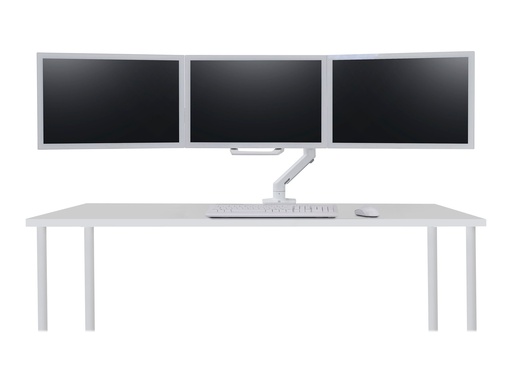 [98-009-216] Ergotron HX - Montagekomponente (Griff, 3 Drehzapfen, Bogen mit drei Scharnieren) - für 3 LCD-Anzeigen - weiß - Bildschirmgröße: bis zu 61 cm (bis zu 24 Zoll)
