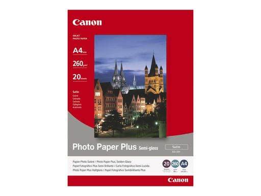 [1686B032] Canon Photo Paper Plus SG-201 - Halbglänzend - A3 plus (329 x 423 mm)