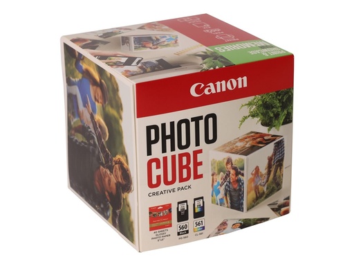 [3713C014] Canon Photo Cube Creative Pack - Glänzend - 2er-Pack - Schwarz, Farbe (Cyan, Magenta, Gelb)