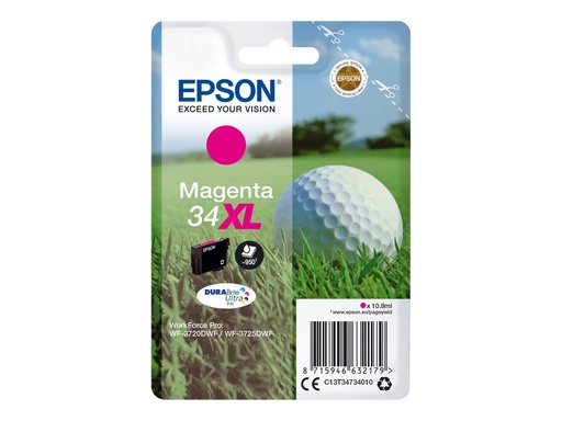 [C13T34734020] Epson 34XL - XL - Magenta - original - Blister