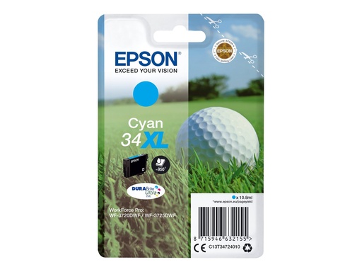 [C13T34724020] Epson 34XL - 10.8 ml - XL - Cyan - original
