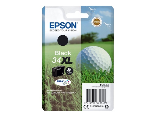 [C13T34714020] Epson 34XL - 16.3 ml - XL - Schwarz - original