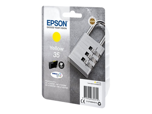 [C13T35844020] Epson 35 - 9.1 ml - Gelb - original - Blister
