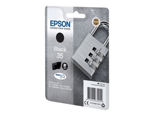 [C13T35814020] Epson 35 - 16.1 ml - Schwarz - Original - Blister mit RF- / aktustischem Alarmsignal