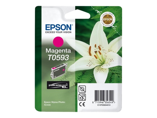 [C13T05934010] Epson T0593 - 13 ml - Magenta - original - Blisterverpackung