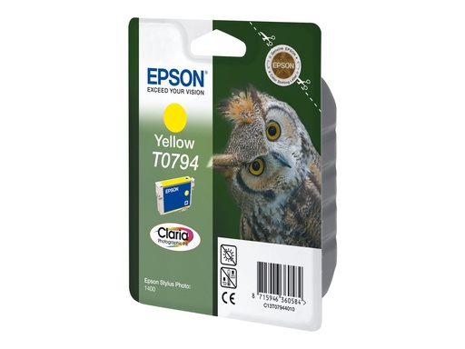 [C13T07944010] Epson T0794 - 11 ml - Gelb - original - Blisterverpackung