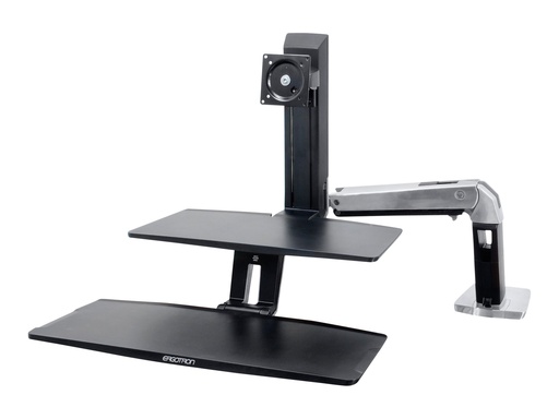 [24-391-026] Ergotron WorkFit-A Single HD Workstation With
