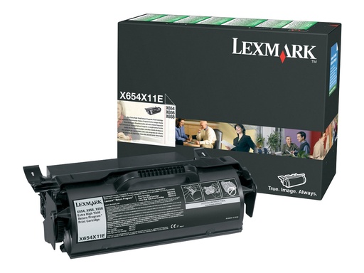 [X654X11E] Lexmark Hohe Ergiebigkeit - Schwarz - original
