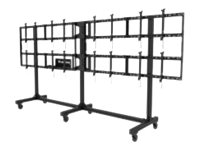 [DS-C555-4X2] Peerless AV Portable Video Wall DS-C555-4X2 - Wagen - für 4x2 Videowand - Aluminium - schwarz, pulverbeschichtet - Bildschirmgröße: 116.8-139.7 cm (46"-55")