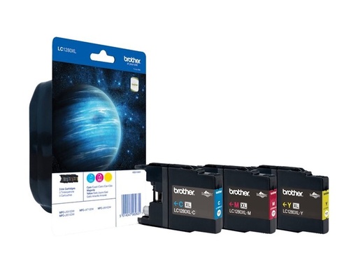 [LC1280XLRBWBPDR] Brother LC1280XL Rainbow-Pack - Gelb, Cyan, Magenta
