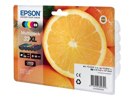 [C13T33574011] Epson 33XL Multipack - 5er-Pack - 47 ml - XL