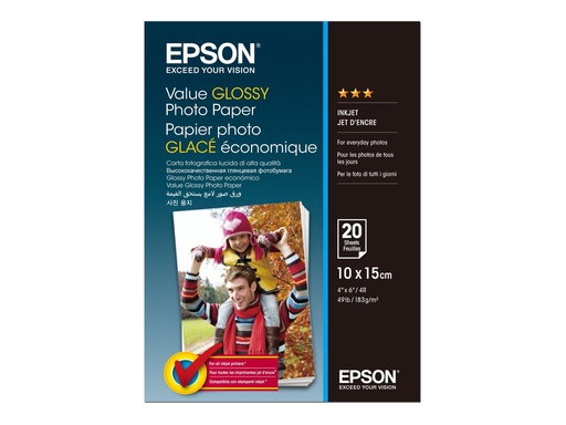 [C13S400037] Epson Value - Glänzend - 100 x 150 mm - 183 g/m²