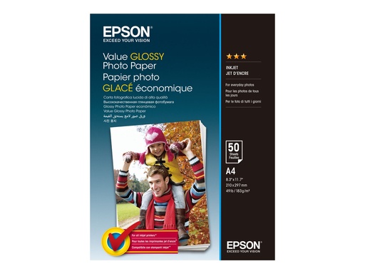 [C13S400036] Epson Value - Glänzend - A4 (210 x 297 mm) - 183 g/m²