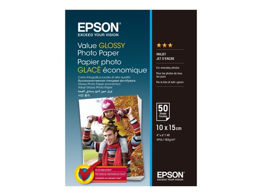 [C13S400038] Epson Value - Glänzend - 100 x 150 mm - 183 g/m²