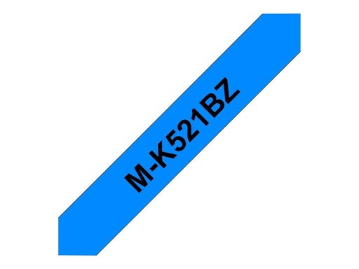[MK521BZ] Brother M-K521BZ - Schwarz auf Blau - Rolle (0,9 cm x 8 m)