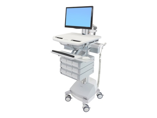 [SV44-1391-C] Ergotron Cart with LCD Pivot, SLA Powered, 9 Drawers - Wagen (nur Laden)