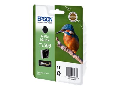 [C13T15984010] Epson T1598 - 17 ml - mattschwarz - original