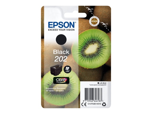 [C13T02E14010] Epson 202 - 6.9 ml - Schwarz - original - Blisterverpackung