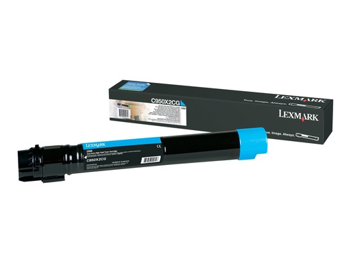 [C950X2CG] Lexmark Besonders hohe Ergiebigkeit - Cyan